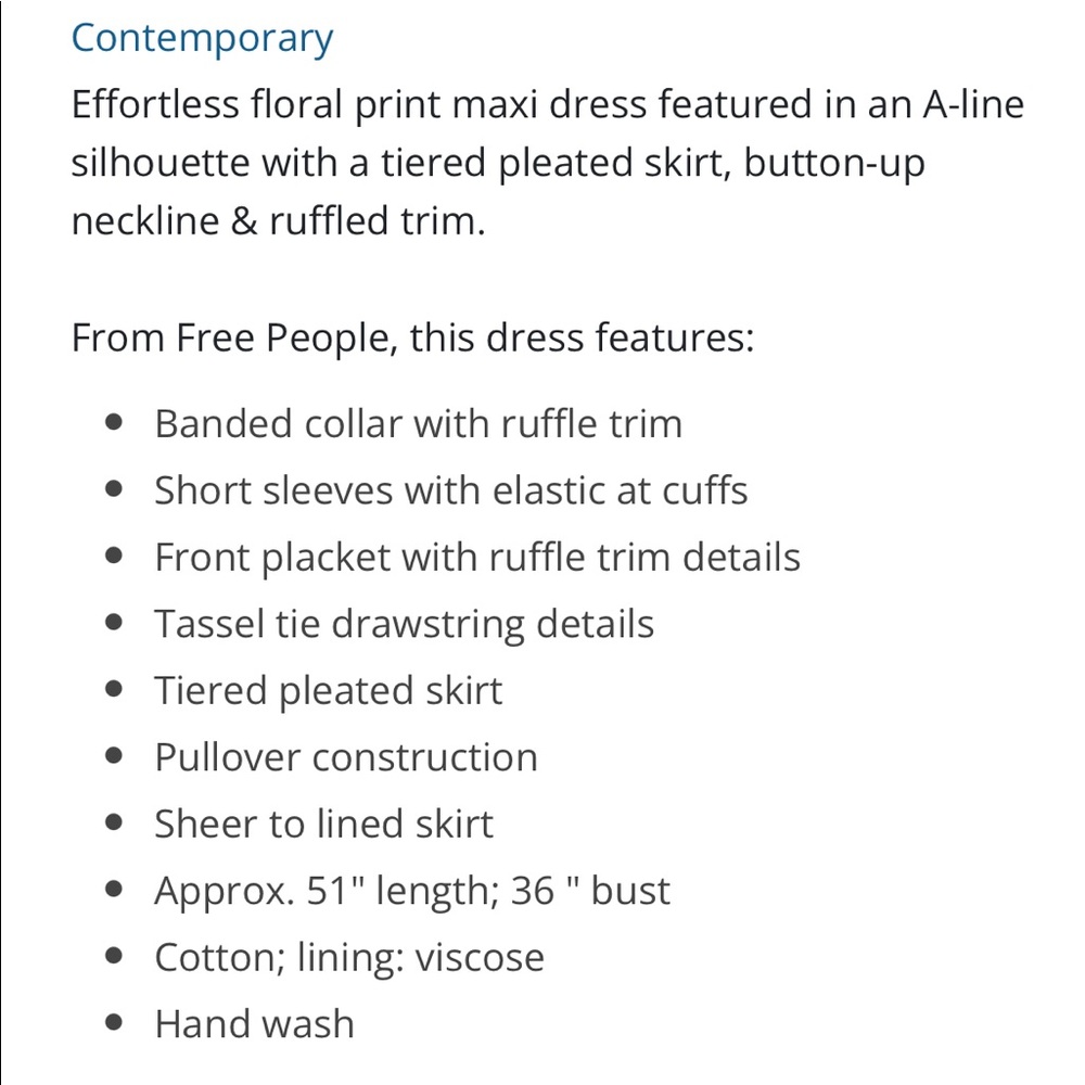 🆕 Free People’s Rare Feelings Maxi Dress - Picture 14 of 16